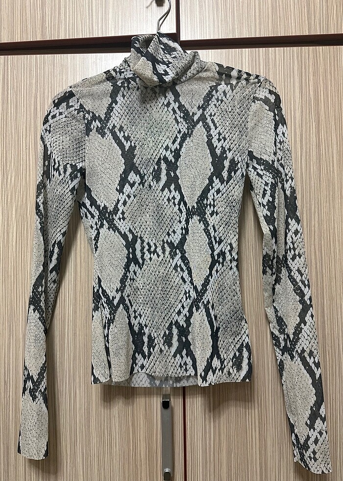 H&M marka transparan bluz - Görsel 3