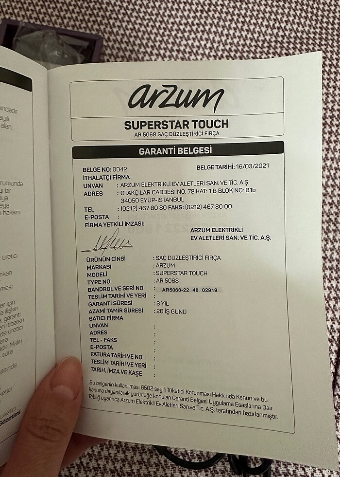 Arzum marka saç tarağı - Görsel 4