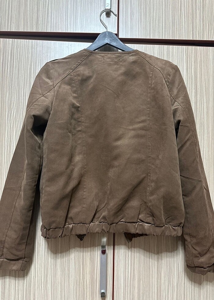 Koton marka süet ceket - Görsel 2