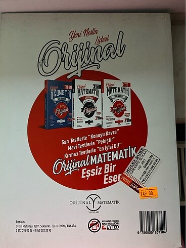  Orijinal Ayt Matematik