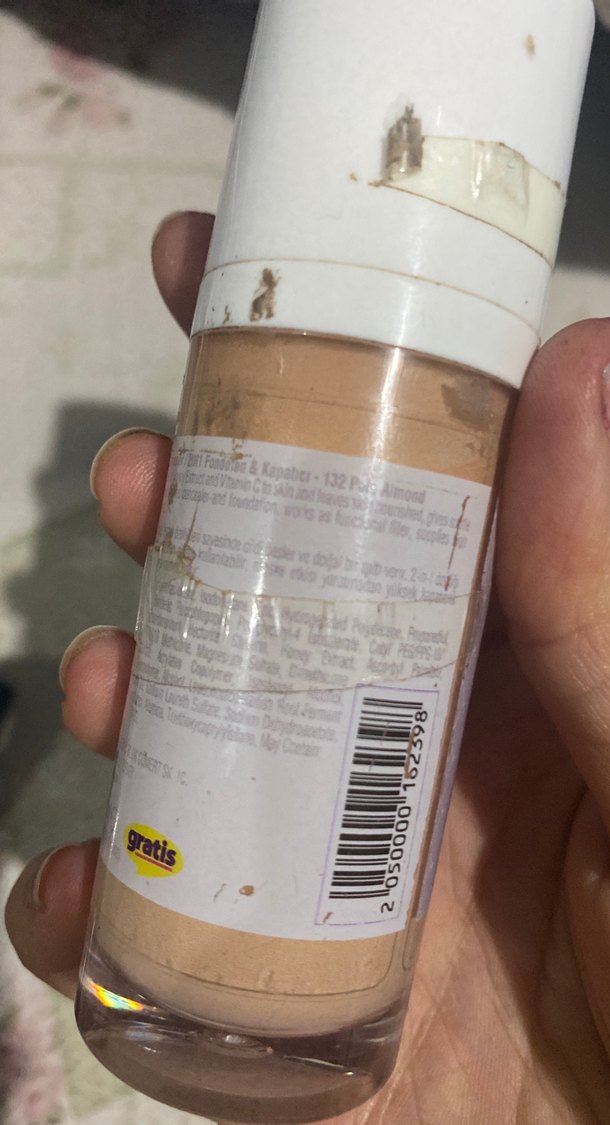 Bej 2'si 1 Arada Fondöten ve Kapatıcı - Görsel 3