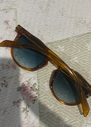 Kahverengi Vintage Kadın güneş Gözlüğü - Görsel 2