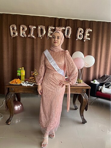 Diğer Pembe abiye bride