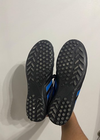 42 Erkek Mavi Siyah Futbol halı saha Ayakkabısı - Görsel 5