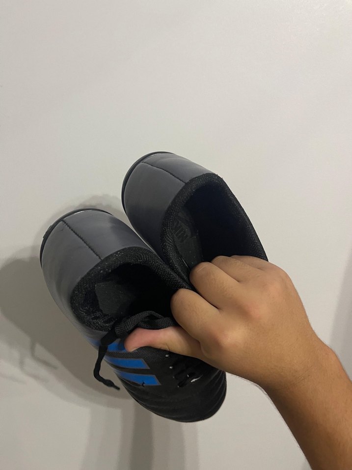 42 Erkek Mavi Siyah Futbol halı saha Ayakkabısı - Görsel 4