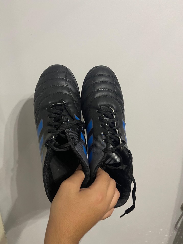 42 Erkek Mavi Siyah Futbol halı saha Ayakkabısı - Görsel 3