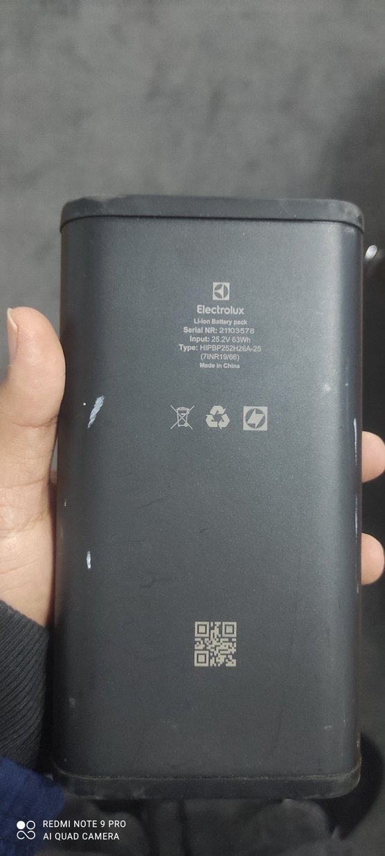 Electrolux Gri Li-ion Batarya Paketi - Görsel 2