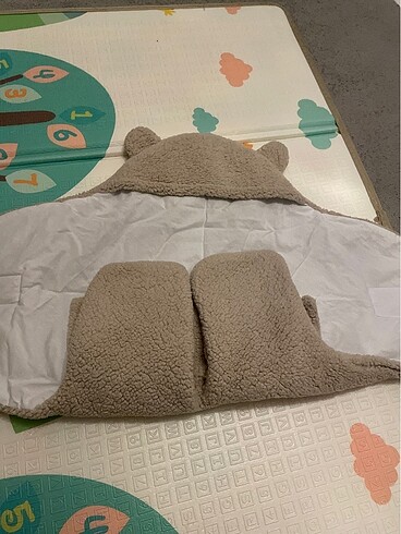 6 Ay Beden Migie Dış kundak peluş 4-7 ay bej rengi