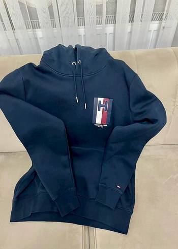 Tommy Hilfiger Erkek Lacivert Sweatshirt