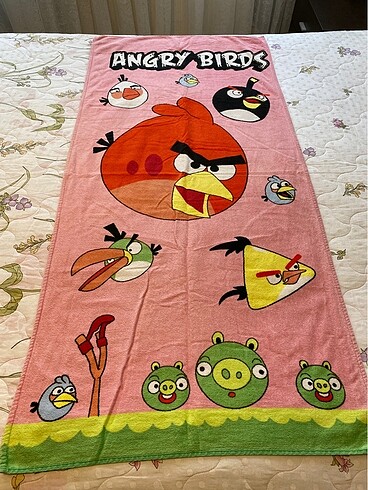 Angry Birds plaj havlusu