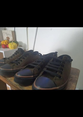 haki Kadın Spor Ayakkabı - Görsel 3