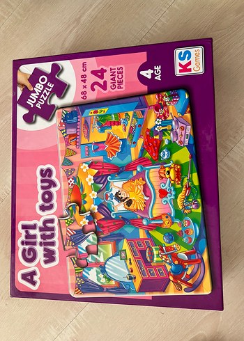 Renkli 24 Parçalı Çocuk Puzzle