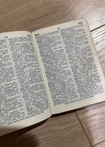 İNGİLTEREDEN ANTİKA SÖZLÜK 1967 COLLINS - Görsel 4