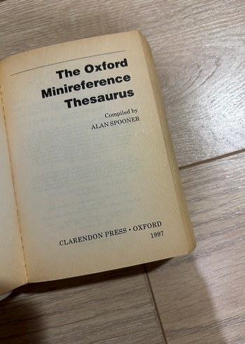 İNGİLTEREDEN ANTİKA OXFORD THESAURUS 1997 SÖZLÜK - Görsel 4