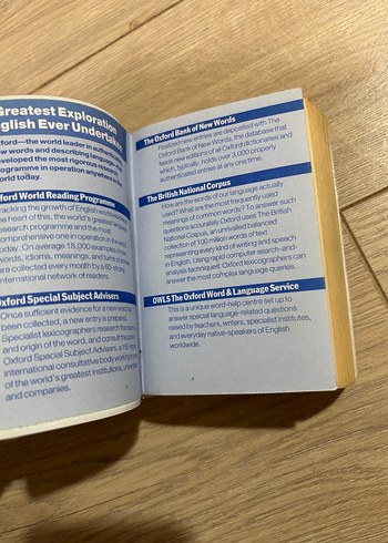 İNGİLTEREDEN ANTİKA OXFORD THESAURUS 1997 SÖZLÜK - Görsel 8