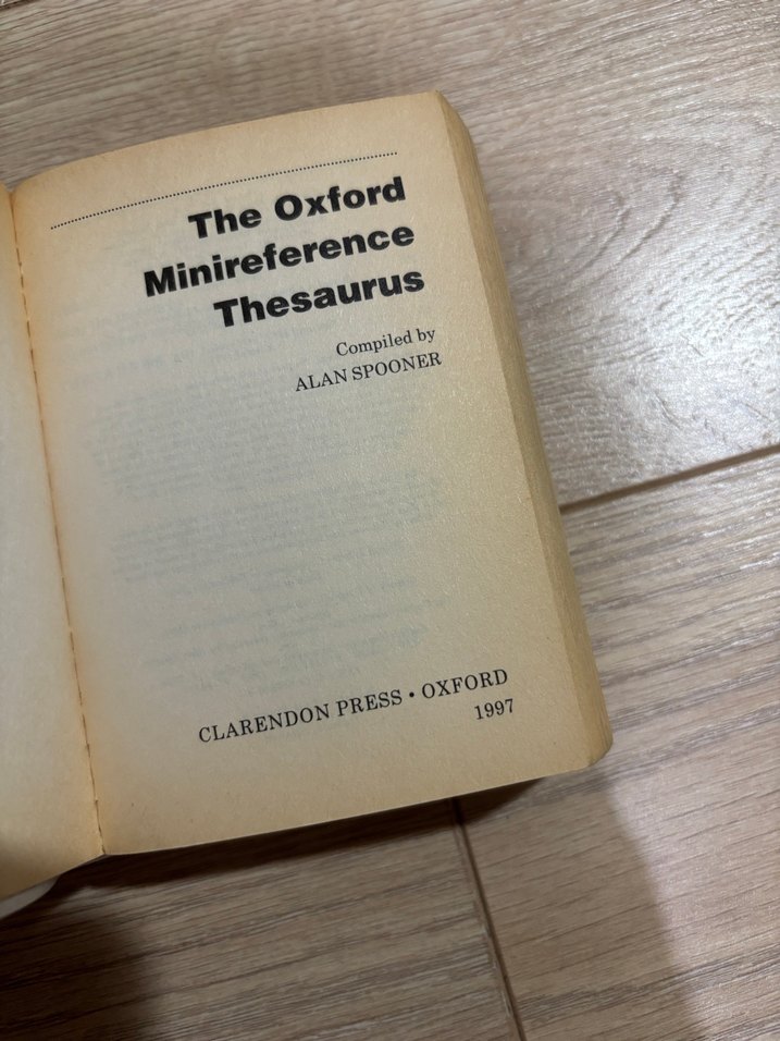 İNGİLTEREDEN ANTİKA OXFORD THESAURUS 1997 SÖZLÜK - Görsel 4