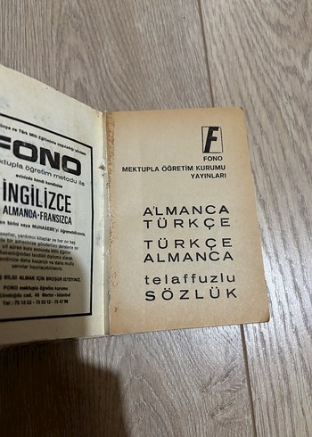 Fono Almanca-Türkçe Telaffuzlu Sözlük - Görsel 5