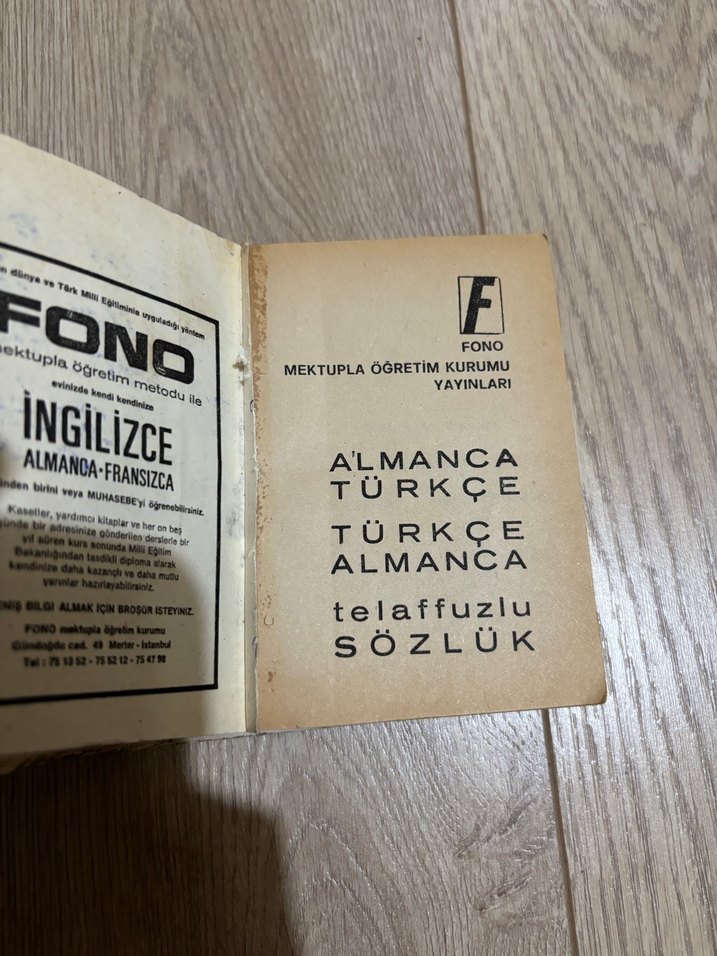 Fono Almanca-Türkçe Telaffuzlu Sözlük - Görsel 5
