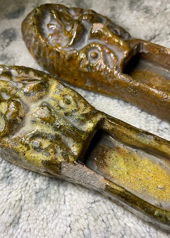 İNGİLTEREden ANTİKA SERAMİK PABUÇ BİBLO - Görsel 5