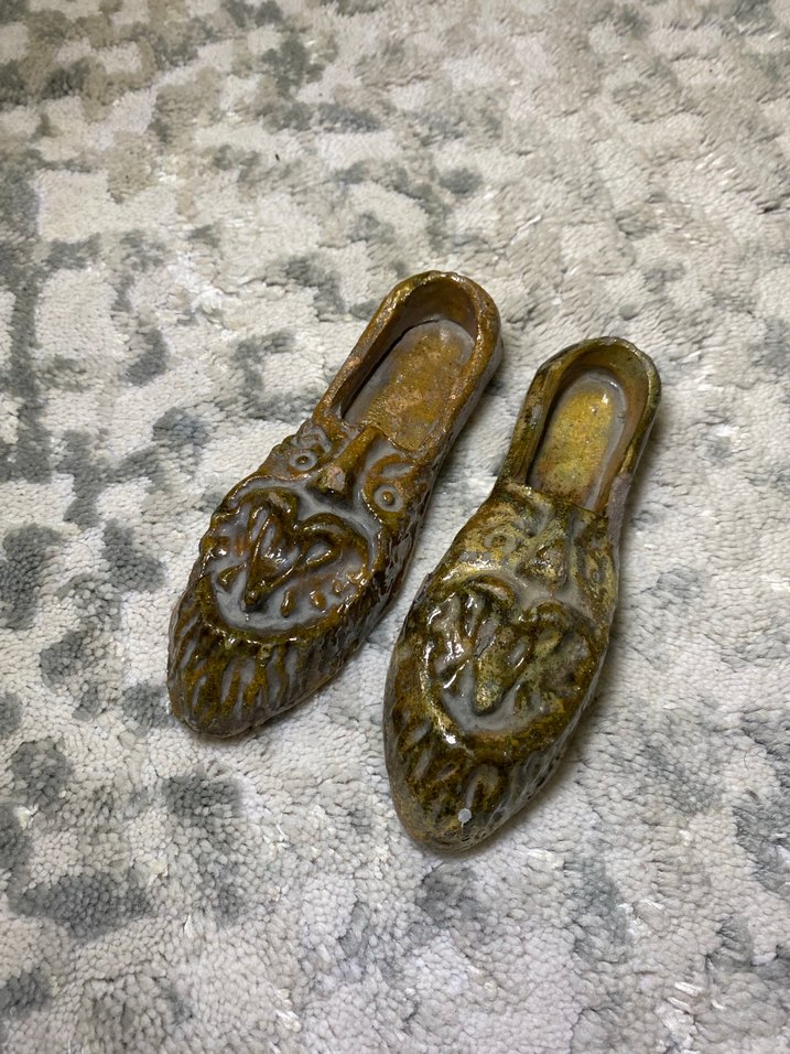 İNGİLTEREden ANTİKA SERAMİK PABUÇ BİBLO - Görsel 3