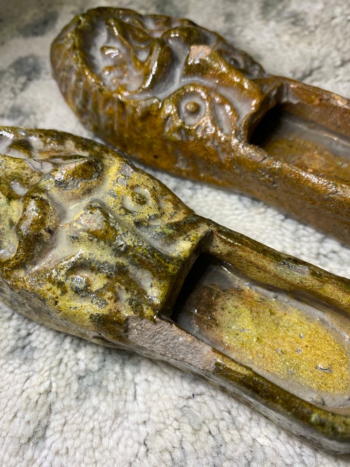 İNGİLTEREden ANTİKA SERAMİK PABUÇ BİBLO - Görsel 5