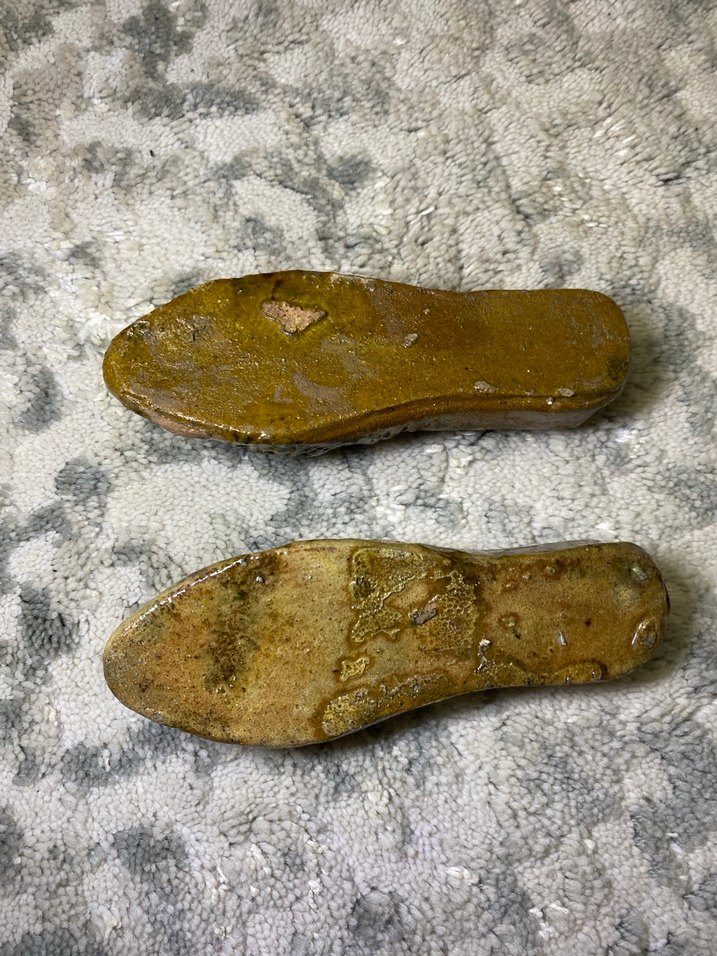 İNGİLTEREden ANTİKA SERAMİK PABUÇ BİBLO - Görsel 4