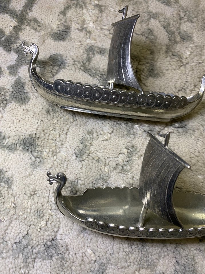 NORVEÇten KALAYLI ANTİKA VİKİNG GEMİSİ - Görsel 2