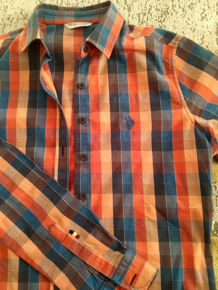 Düğmeli Uzun Kollu  Gömlek - Görsel 2