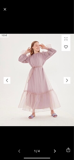 Pembe prenses elbise