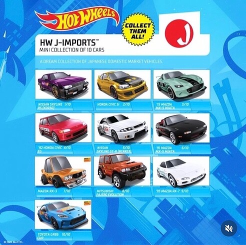 Beden Hot Wheels Set halinde satılık araçlar