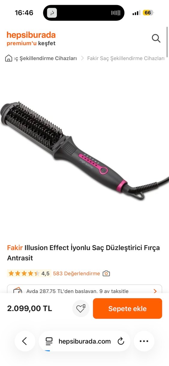 Fakir saç düzleştirici - Görsel 2