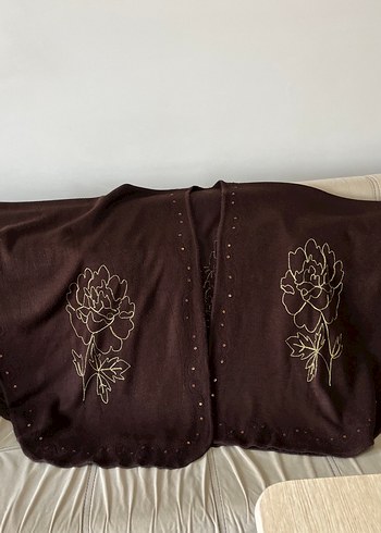 Bol Kesim, Uzun Kahverengi panço - Görsel 12