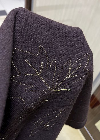 Bol Kesim, Uzun Kahverengi panço - Görsel 9