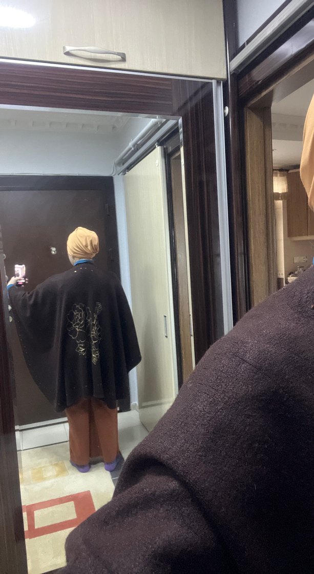 Bol Kesim, Uzun Kahverengi panço - Görsel 3