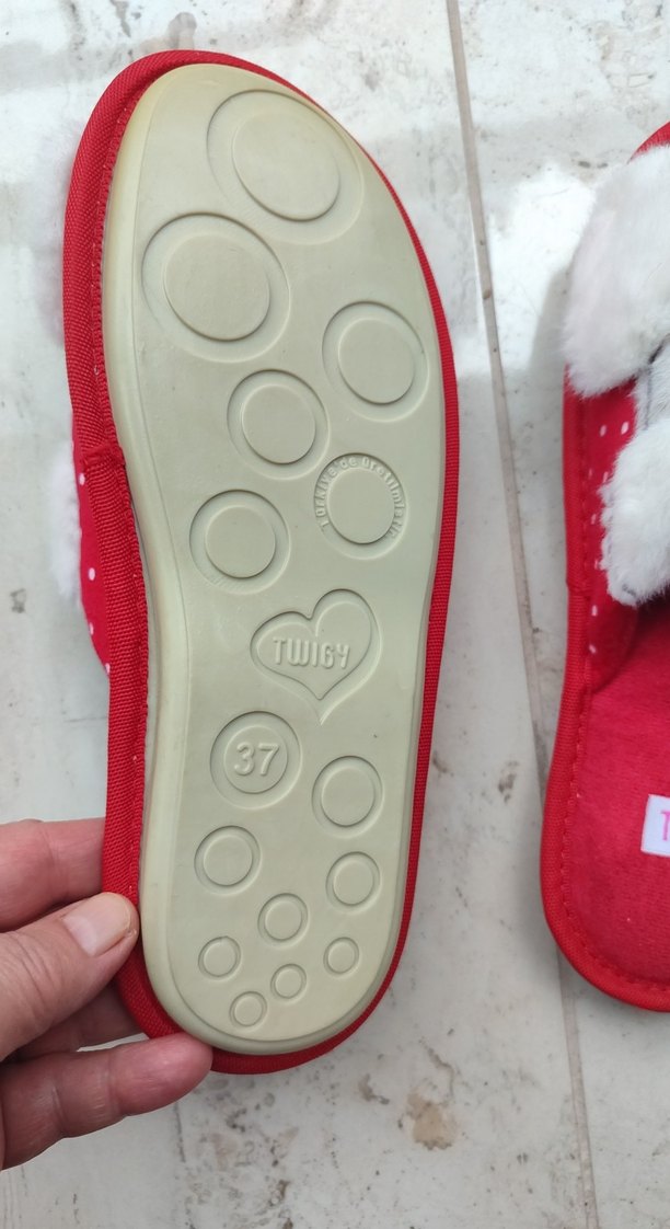 Kız Çocukları Kırmızı Kozmik Desenli Ev Terliği - Görsel 2