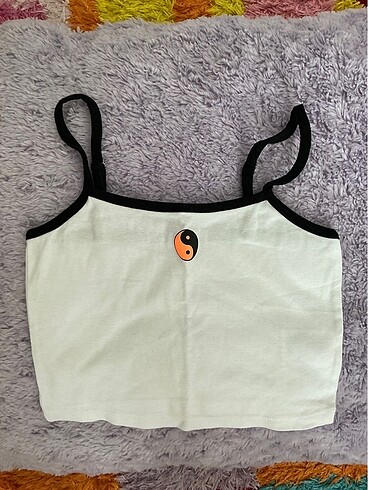 s Beden H&M s beden crop askılı üst