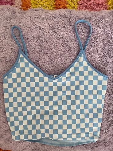 Stradivarius askılı crop