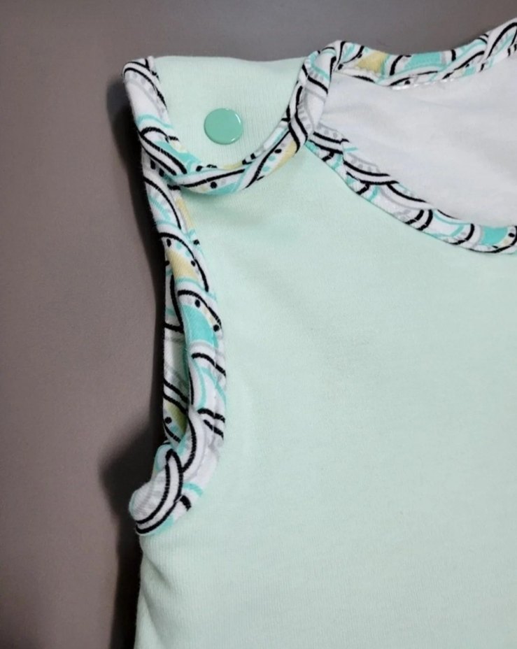 Baskılı Turkuaz Bebek Uyku Tulumu 2.5 tog - Görsel 2