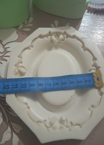 Beyaz Oval Dekoratif Çerçeve - Görsel 2