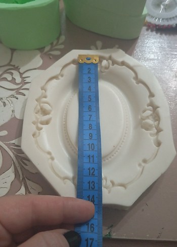 Beyaz Oval Dekoratif Çerçeve - Görsel 3