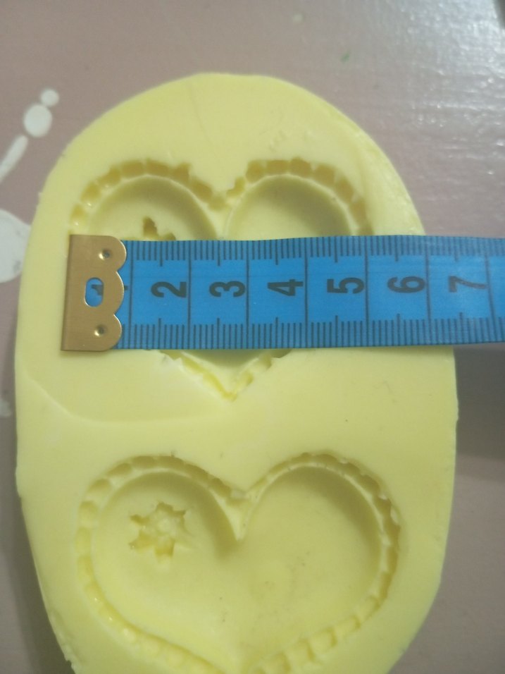 Kalp Desenli Sarı Sabun - Görsel 3