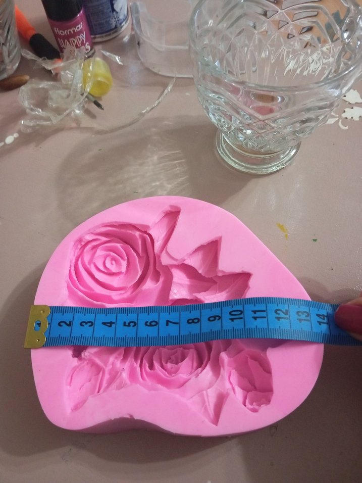 Gül Desenli Silikon Kalıbı - Görsel 3