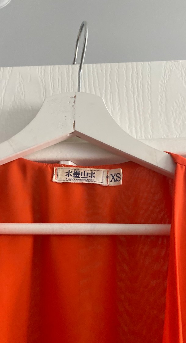 Kırmızı V Yaka Drapeli Kadın Tulum - Görsel 2