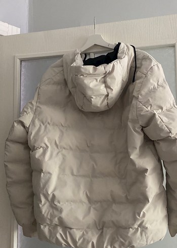 Erkek beyaz mont - Görsel 5