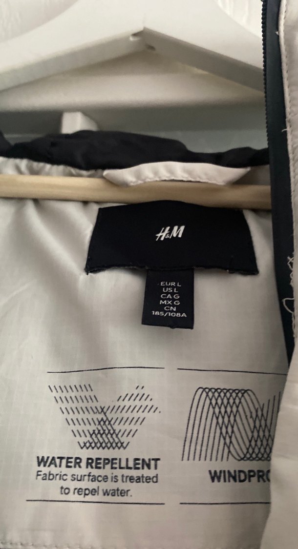 Erkek beyaz mont - Görsel 2