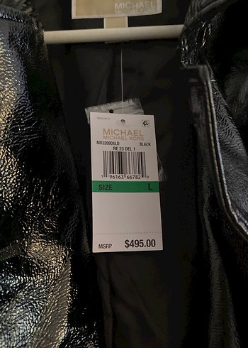 Yılan Desenli Siyah Deri Kemerli Trençkot - Görsel 6