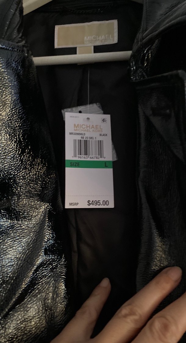 Yılan Desenli Siyah Deri Kemerli Trençkot - Görsel 5