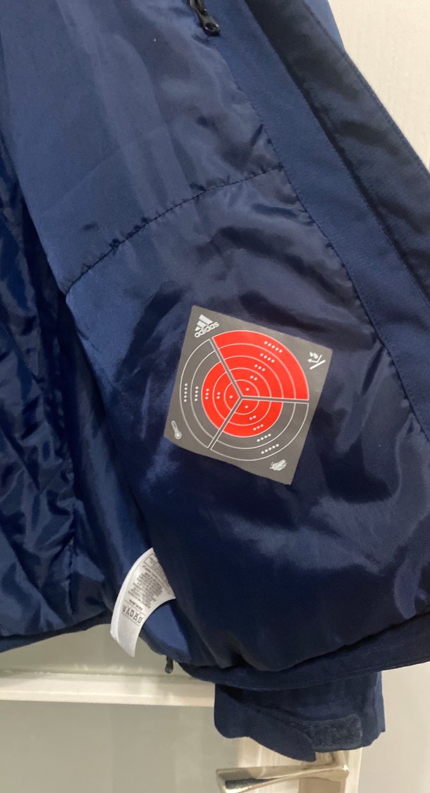 Erkek Midi Mavi Fermuarlı Yağmurluk - Görsel 3