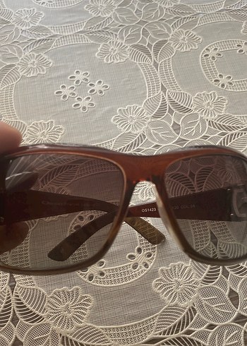 Kahverengi Vintage Kadın Güneş Gözlüğü - Görsel 6