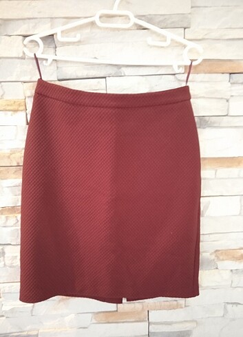 Bordo renk etek 